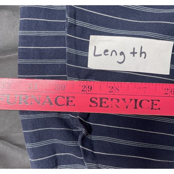 Dockers Blue Cotton Striped Button Up‎ Mens Shirt Size XXL 2XL Academia Dadcore - Picture 6 of 6